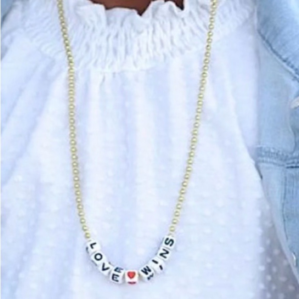 NWT Gunner & Lux ‘Love Wins’ Necklace